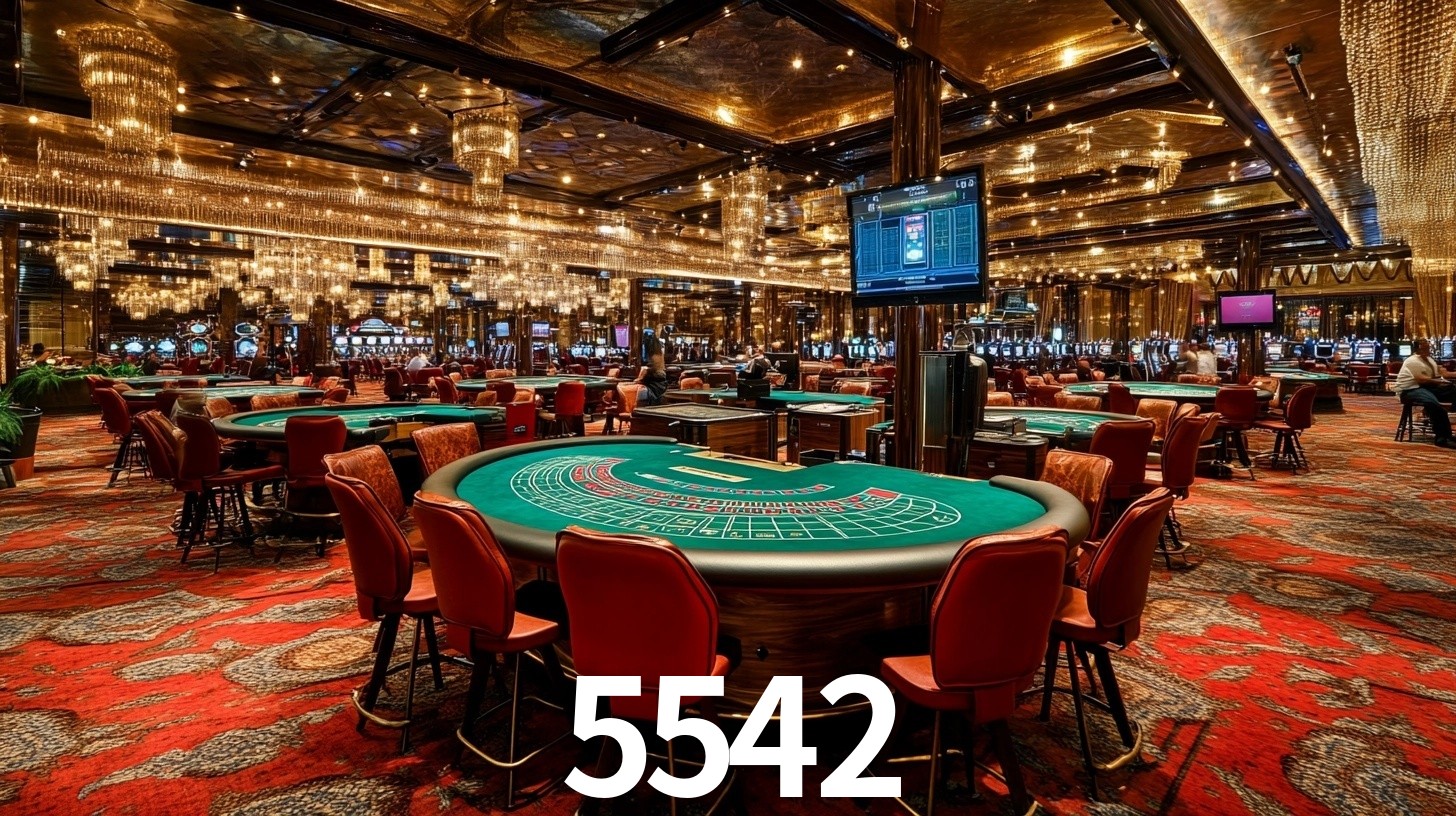 Sinta a adrenalina dos jogos de cassino com 5542